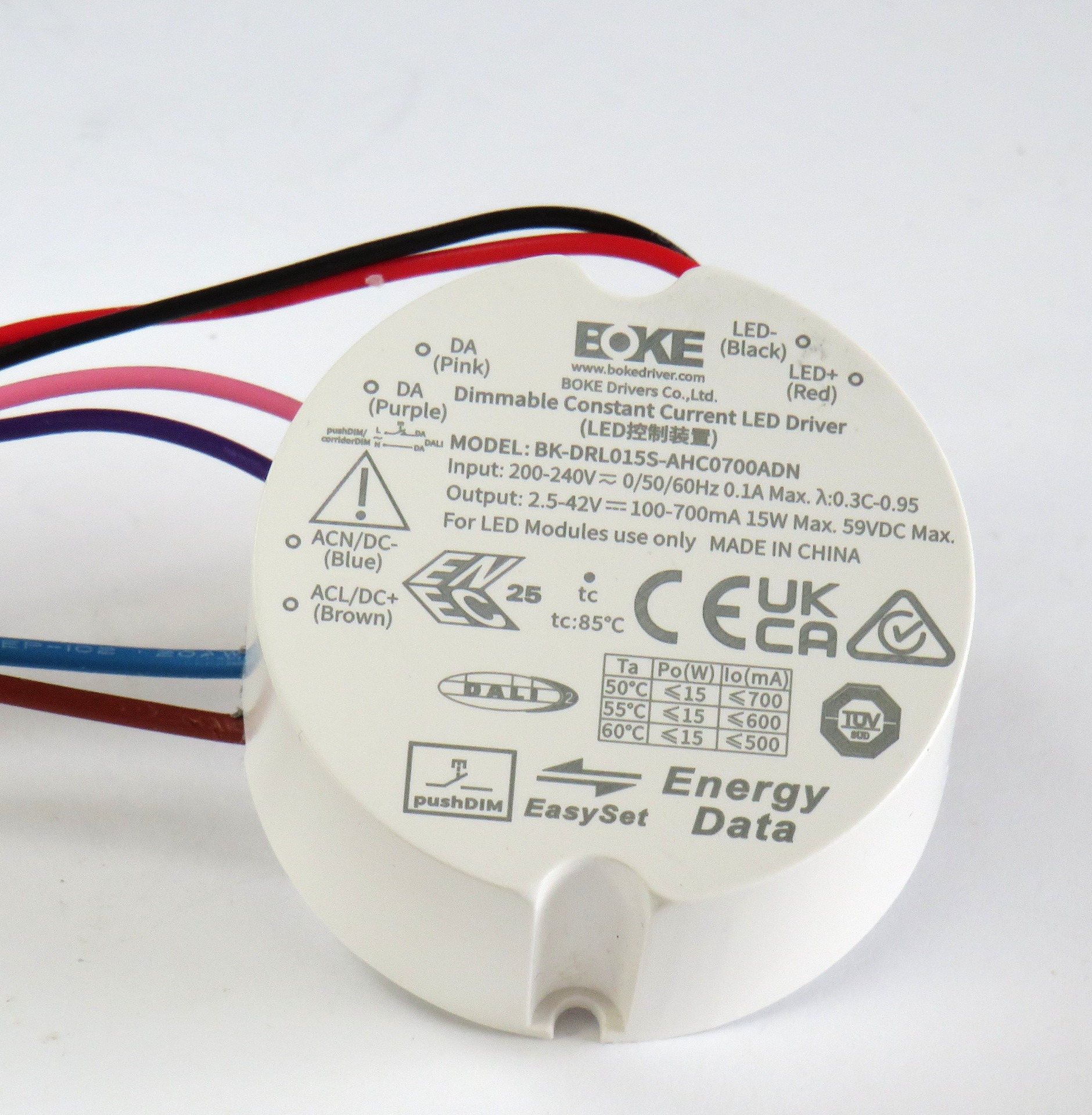 LED driver DALI BK-DRL015S-AHC0700ADN
